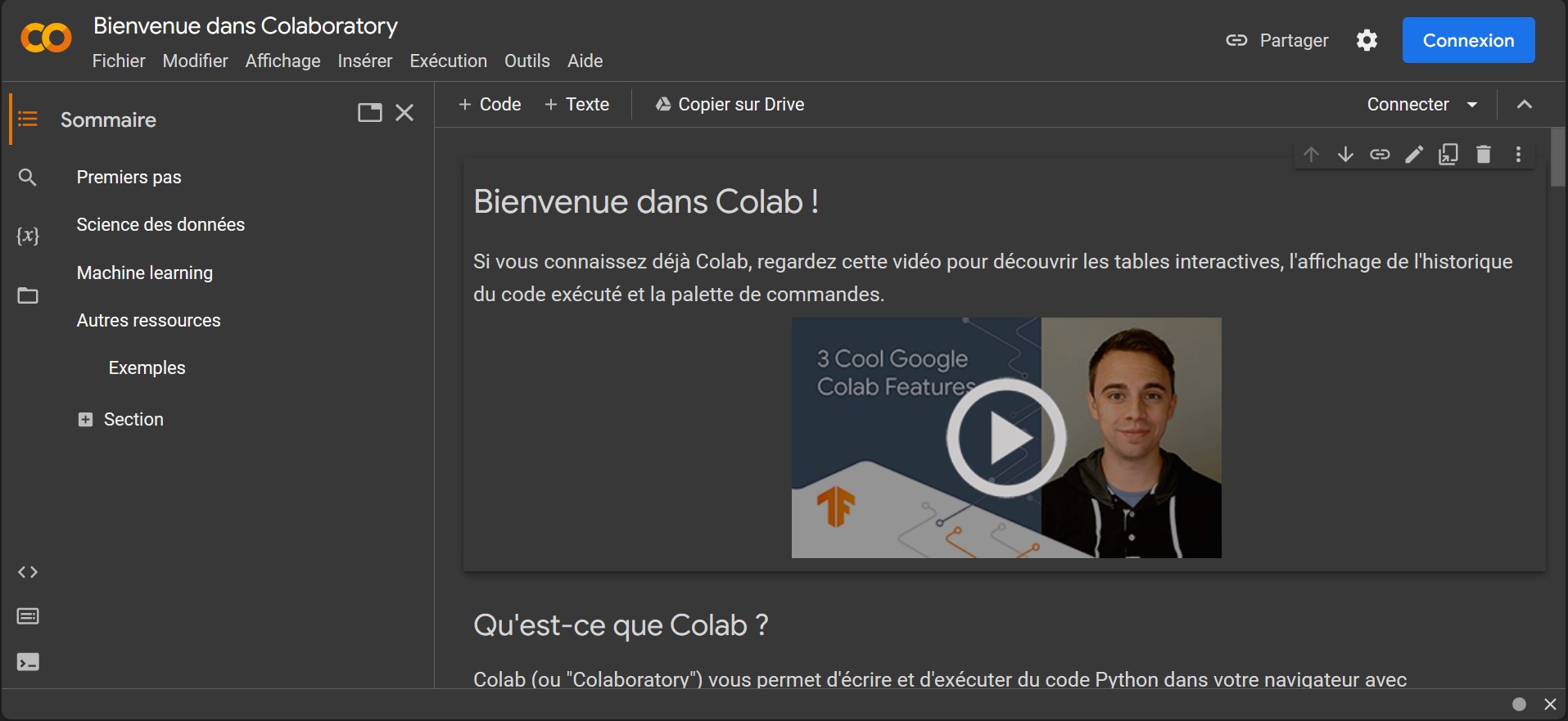 Website Google Colab