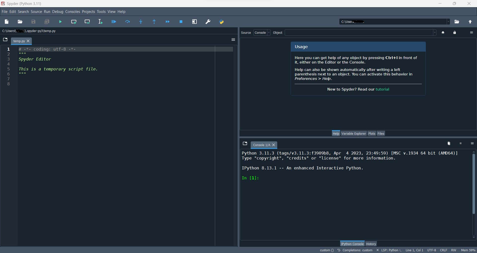 WinPython Spyder IDE